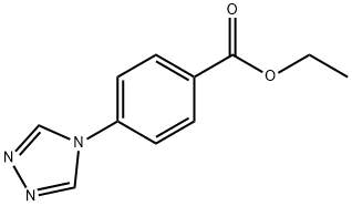 4-(4H-1,2,4-TRIAZOL-4-YL)-BENZOIC ACID, ETHYL ESTER Struktur