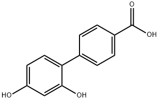 [1,1-Biphenyl]-4-carboxylicacid,2,4-dihydroxy-(9CI) Struktur