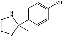 4-(2-Methyl-2-thiazolidinyl)phenol Struktur