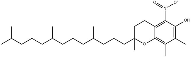 5-nitro-gamma-tocopherol Struktur