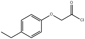 (4-ethylphenoxy)acetyl chloride Struktur