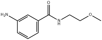 3-AMINO-N-(2-METHOXYETHYL)BENZAMIDE Struktur