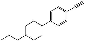 4-(4-PROPYL-CYCLOHEXYL)-PHENYL ACETYLENE Struktur