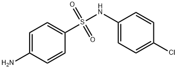 4-AMINO-N-(4-CHLORO-PHENYL)-BENZENESULFONAMIDE Struktur