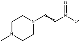 Piperazine, 1-methyl-4-(2-nitroethenyl)- (9CI) Struktur