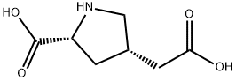 3-Pyrrolidineaceticacid,5-carboxy-,(3S-cis)-(9CI) Struktur