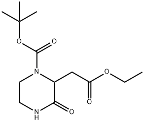 2-ETHOXYCARBONYLMETHYL-3-OXO-PIPERAZINE-1-CARBOXYLIC ACID TERT-BUTYL ESTER price.