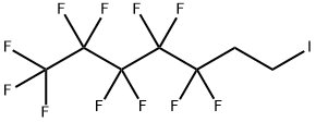 1,1,1,2,2,3,3,4,4,5,5-undecafluoro-7-iodoheptane  Struktur