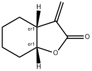 cis-hexahydro-3-methylenebenzofuran-2(3H)-one  Struktur