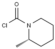 1-Piperidinecarbonyl chloride, 2-methyl-, (S)- (9CI) Struktur