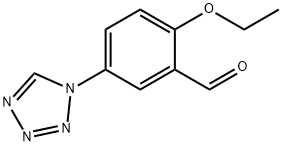 Benzaldehyde, 2-ethoxy-5-(1H-tetrazol-1-yl)- (9CI) Struktur