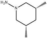 1-Piperidinamine,3,5-dimethyl-,cis-(9CI) Struktur