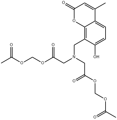 CALCEIN BLUE, AM Struktur