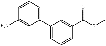 3'-AMINO-BIPHENYL-3-CARBOXYLIC ACID METHYL ESTER Structure