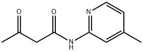 N-(4-methylpyridin-2-yl)-3-oxobutanamide Struktur