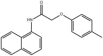 2-(4-methylphenoxy)-N-(1-naphthyl)acetamide Struktur