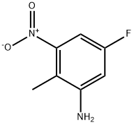 5-FLUORO-3-NITRO-2-METHYLANILINE Struktur