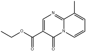 9-Methyl-4-oxo-4H-pyrido[1,2-a]pyrimidine-3-carboxylic acid ethyl ester Struktur