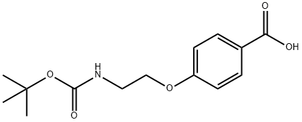 4-(2-TERT-BUTOXYCARBONYLAMINO-ETHOXY)-BENZOIC ACID Struktur