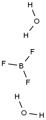 BORON TRIFLUORIDE DIHYDRATE Struktur