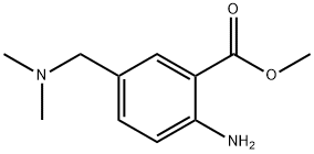 Benzoic acid, 2-amino-5-[(dimethylamino)methyl]-, methyl ester (9CI) Struktur