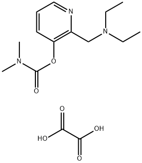 2-((Diethylamino)methyl)-3-pyridinyl dimethylcarbamate ethanedioate (1 :1) Struktur