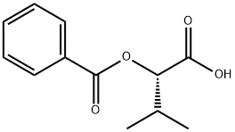 Butanoic acid, 2-(benzoyloxy)-3-methyl-, (S)- (9CI) Struktur