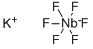 POTASSIUM HEXAFLUORONIOBATE Struktur