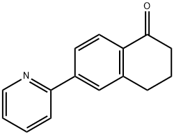 6-(pyridin-2-yl)-3,4-dihydronaphthalen-1(2H)-one Struktur