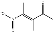 3-Penten-2-one, 3-methyl-4-nitro-, (E)- (9CI) Struktur