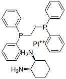 (1,2-Bis(diphenylphosphino)ethane)(cis-1,2-diaminocyclohexane)platinum (II) Struktur