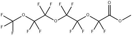 METHYL PERFLUORO-3,6,9-TRIOXADECANOATE Struktur