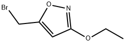 Isoxazole, 5-(bromomethyl)-3-ethoxy- (9CI) Struktur