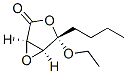 3,6-Dioxabicyclo[3.1.0]hexan-2-one,4-butyl-4-ethoxy-,[1R-(1alpha,4alpha,5alpha)]-(9CI) Struktur