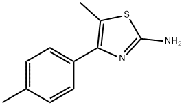 5-METHYL-4-(4-METHYLPHENYL)-1,3-THIAZOL-2-AMINE Struktur