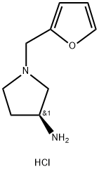 1-FURAN-2-YLMETHYL-PYRROLIDIN-3-YLAMINE DIHYDROCHLORIDE Struktur