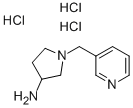 1-PYRIDIN-3-YLMETHYL-PYRROLIDIN-3-YLAMINE TRIHYDROCHLORIDE Struktur