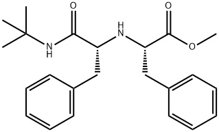 L-Phenylalanine, N-[2-[(1,1-dimethylethyl)amino]-2-oxo-1-(phenylmethyl)ethyl]-, methyl ester, (R)- (9CI) Struktur