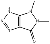 Pyrazolo[3,4-d]-1,2,3-triazol-6(1H)-one,  4,5-dihydro-4,5-dimethyl-  (9CI) Struktur