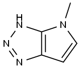 Pyrrolo[2,3-d]-1,2,3-triazole, 1,4-dihydro-4-methyl- (9CI) Struktur