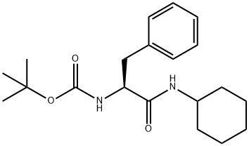 N-t-Boc-phenylalanine Cyclohexylamide Struktur