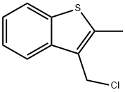 3-CHLOROMETHYL-2-METHYLBENZOTHIOPHENE Struktur