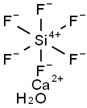 CALCIUM HEXAFLUOROSILICATE DIHYDRATE Struktur