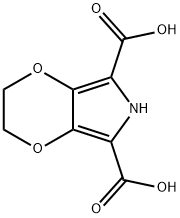 3-4-ETHYLENEDIOXYPYRROLE-2,5-DICARBOXYL& Struktur