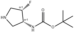 Carbamic acid, [(3R,4S)-4-fluoro-3-pyrrolidinyl]-, 1,1-dimethylethyl ester, rel- price.