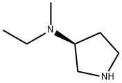 3-Pyrrolidinamine,N-ethyl-N-methyl-,(S)-(9CI) Struktur