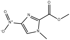 METHYL 1-METHYL-4-NITRO-1H-IMIDAZOLE-2-CARBOXYLATE Struktur