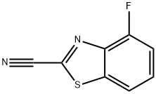 2-Benzothiazolecarbonitrile,4-fluoro-(9CI) Struktur