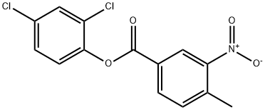 3-Nitro-4-methylbenzoic acid-2',4'-dichlorophenyl Struktur