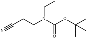 TERT-BUTYL 2-CYANOETHYLETHYLCARBAMATE Struktur